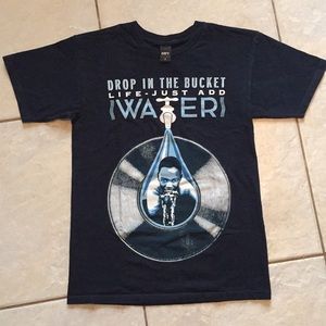 Obey navy blue water shirt.